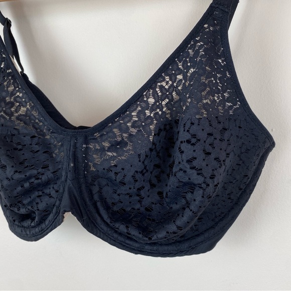 Chantelle Norah Seamless Comfort Bra Black Lace 32DDDD - Picture 4 of 8